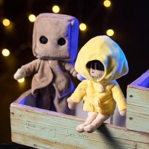 30CM Little Nightmares Plush Toys Six Cosplay Kawaii Cartoon Dolls Toys Plushie Gift for Kids Children Boys Girl Baby Brinquedos