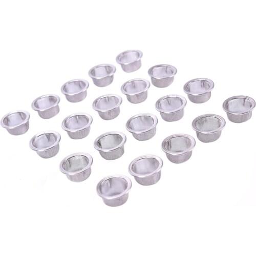 5/10/20Pcs Tobacco Smoking Pipe Metal Filter Stainless steel Mesh Pipe Filter