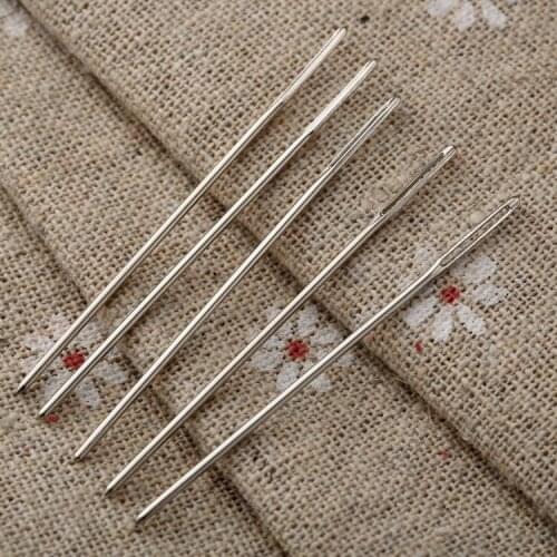 5pcs Large Eye Blunt Needles Leather Sewing Needle Embroidery Tapestry Hand Sewing tools