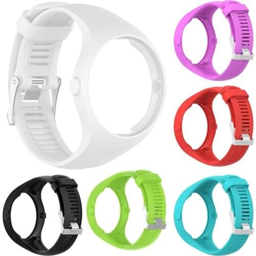 50pcs New Arrival Solid Color Soft Silicone Smart Bracelet Watch Strap Wrist Band for Polar M200