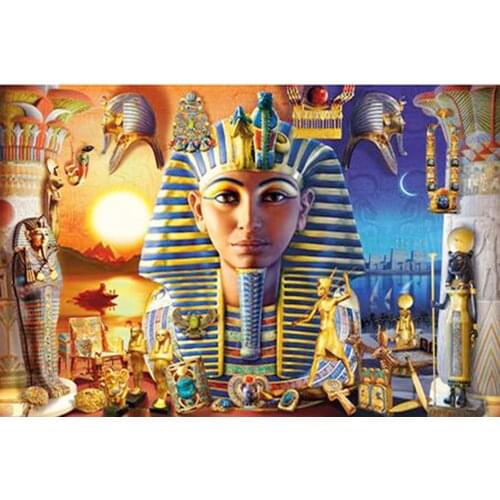 Full square/round 5D DIY diamond painting Egyptian Pharaoh Embroidery Pattern Cross stitch kits mosaic wall stickers