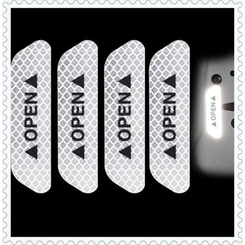 Car Accessories Exterior Reflective Door Stickers DIY for Audi A4 A6 A5 A6L A8L A4 Avant Q7 R A3 3-Door I Ah Ah A8 A3