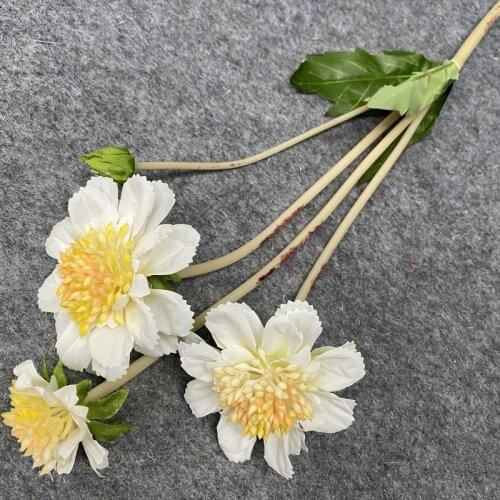 5Pcs Fake Malian Artificial Silk Flowers For Home Hotel Garden Decoration Photography Props Wedding Flower Arrangement Orchid