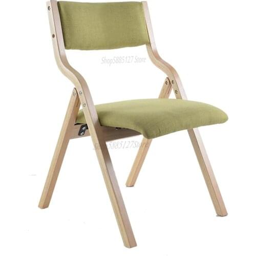 Curved Wood Folding Chair Simple Office Chair Desk Chair Home Dining Chair Backrest Chair Leisure Chair Mahjong Chair Computer C