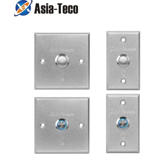 Door Exit Button Release Push Switch for access control system LED light inciator Aluminum alloy Push Button Switch