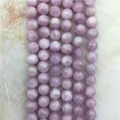 Fashion Bright Quality Natural Semi Precious Stone Kunzite / Spodumene Loose Round Beads 6mm,8mm,10mm