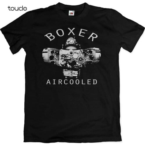 Boxer Motorcycle Aircooled Engine T-Shirt Men 2019 Summer Round Neck MenS Hipster Cool O Neck Tops Casual Men Tees