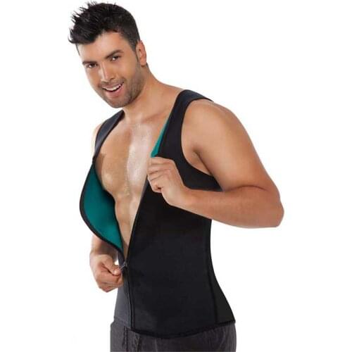 New Men Sauna Vest Sweat Shapers Shirt Fit Running Shirt Men Shaper Sport Vest Tee Slim Bodysuit Waist Trainer Corsets Shapewear