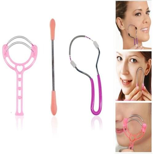 Facial Hairs Remover Face Hair Removal Manual Spring Smooth Machine Face Hair Remover Stick New Make Up Tool