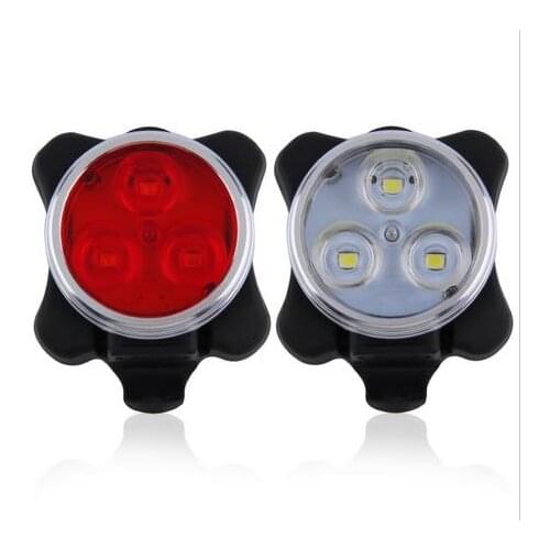 Bicycle Bike 3 LED 4 Modes Head Front Rear Tail Light Lamp USB Rechargeable Hot Selling