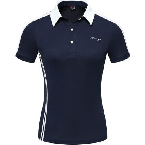 Womens Shirts Golf Clothing Women Tshirt New Short Sleeve Top Tennis Quick Dry Team Uniform Outdoor Sports T Shirt Good Quality