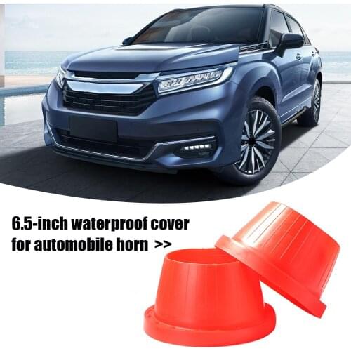 1 Pair 6.5inch Portable Silicone Car Door Audio Speaker Rust Protection Pad Waterproof Cover Protector Auto Interior Accessories