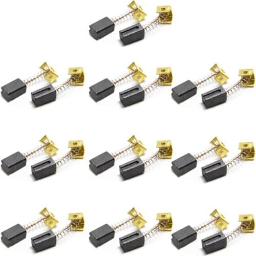 10 Pairs Carbon Brushes 596071-00 for Black Angle Grinders CD105 CD110 CD115 KG900 KG915 KG725 AST6 AST6XC AST15