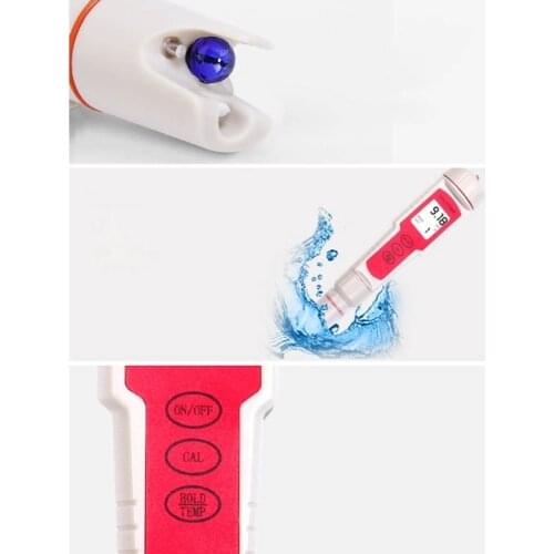 2 in 1 Portable Digital Water Quality Water Purity Tester PH Temperature Monitor