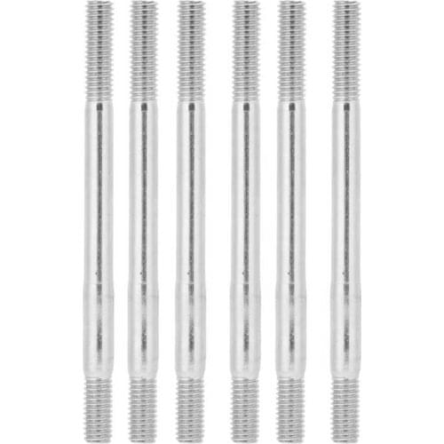 20Pcs M6X88mm Double End Threaded Stud Bolts Fit For 168F 170F Gasoline Engine Generator High Strength