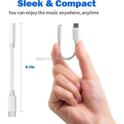 200pcs USB 3.1 Type C Male to 3.5mm Female Audio Converter Cable Adapter Connector Cable For Earphone For LeTV 2/2 Pro/Max 2