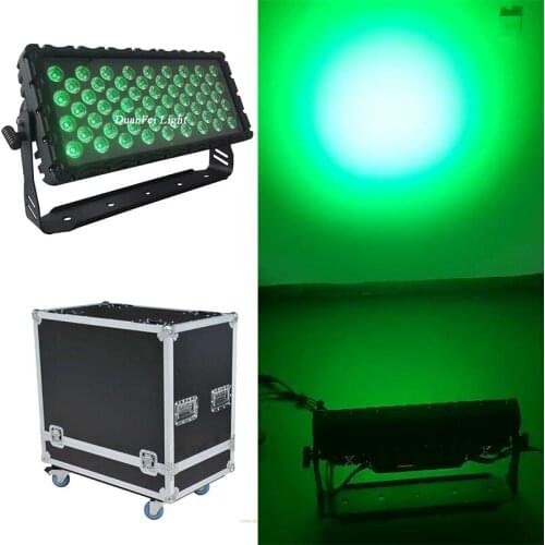 8PCS+Flycase) DMX RGBW Outdoor LED Lighting Wall Washer 60X10W City Color IP65