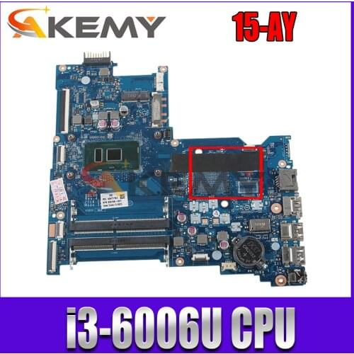 909210-001 For HP 250 G5 15-AY Laptop Motherboard 909210-601 BDL50 LA-D704P With SR2UW i3-6006u CPU DDR4 100% Tested Fast Ship
