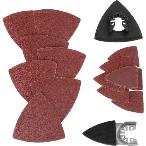 Promotion! 82PCS Sanding Kit Sanding Pads For Oscillating 80/120/180/240 Grits Assorted Sandpaper Pads For Sanding Polishing