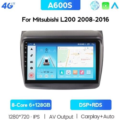 RDS 9'' IPS Android Car Radio Auto Multimedia 4G For MITSUBISHI Sport/L200/2006+ Triton/2008+ PAJERO 2010 GPS Navigation Stereo