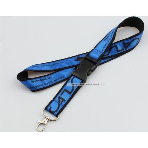 FREE SHIPPING 1000 pcs/lot Sport released buckle and custom Logo Mobile Key ID Badge Holders in satin polyester Lanyard