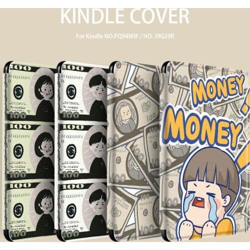 Auto Smart Wake Cover Tab for Kindle 10th 2018 Paperwhite 4 Case Money Couple Protective Shell for Kindle 2019 658 J9G29R Case