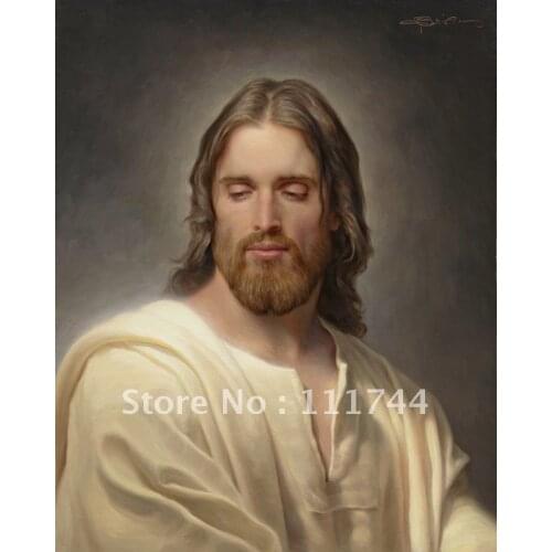Painting of jesus christ Portrait art The Anointed One By Joseph Brickey canvas High quality 100%handmade free shippi