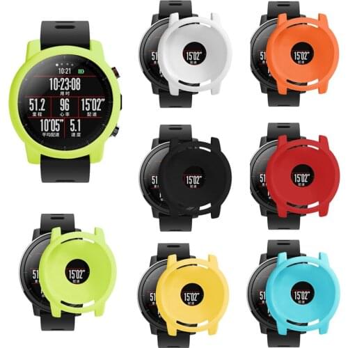 Soft Shell Protective Cover Silicone Case For Xiaomi Huami Amazfit Strato Bracelet TPU Cover Case Watch case For Huami Amazfit 2