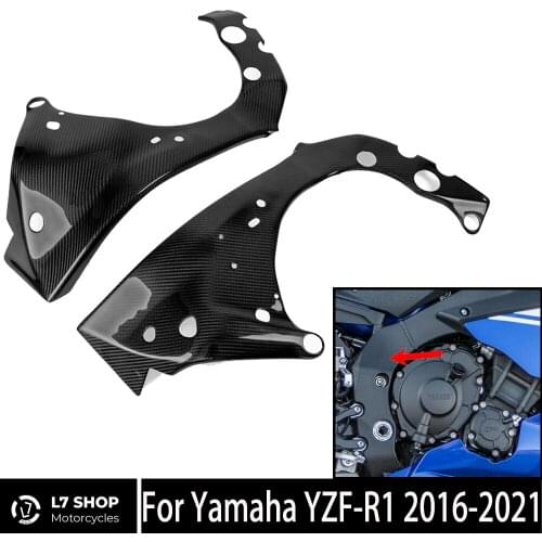 For Yamaha YZF-R1 2017 2018 2019 Motorcycle Accessories Carbon Fiber Fairing ABS Frame Protection