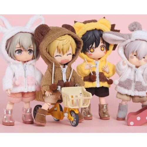 Clothes Obitsu11 OB11 1/12 suit coat bag/hat Young children available for cu-poche OB11 accessories coat