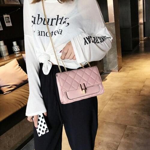 Luxury Ladies Shoulder Bag Brand Women Bag Designer Chain Crossbody Shoulder Bags High Quality Pu Leather Bag
