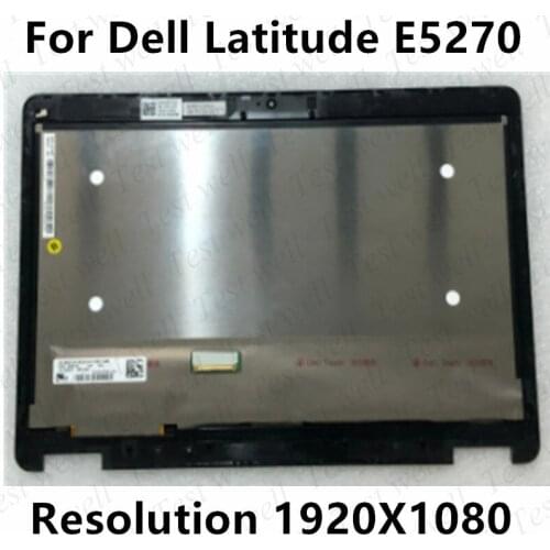 Original For Dell Latitude E5270 LCD Touch Screen Digitizer 12.5" Laptop For Dell 1920X1080 LED Touch screen Assembly