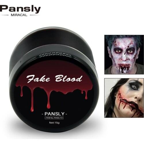PANSLY Halloween Wounds Scars Bruises Fake Blood Makeup Body Face Paint Simulation Of Human Vampire Cosplay Ultra-realistic