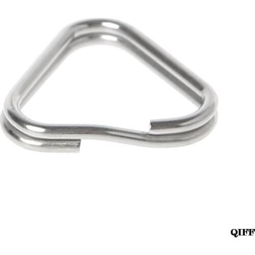 Drop Ship&Wholesale 10pcs/set Metal Triangle Rings Split Digital Camera Strap Hook Replacement Parts APR28
