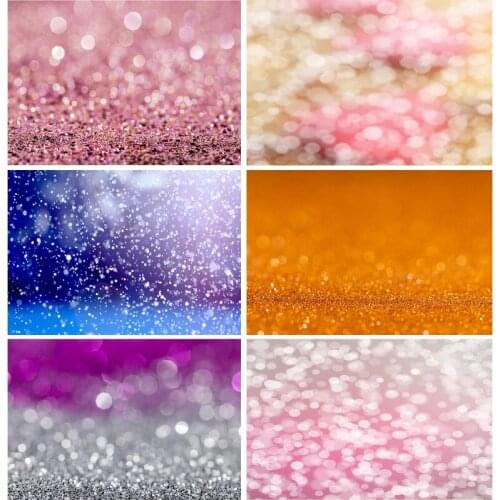 Glitter Star Polka Dot Light Bokeh Photography Background Props Birthday Party Baby Photo Backdrop 210401TGL-04