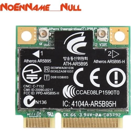 Network Card wifi adapter Wireless 150M 802.11b/g/n Half Mini PCI-E Card For HP Atheros AR5B95 605560-005 dropshipping