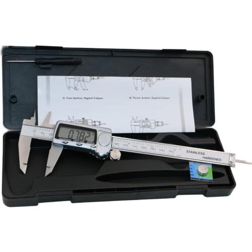 6 Inch 0-150mm Metal Digital Caliper Goniometers, metal measuring tools Industrial Calipers Measuring Tools Micrometer Guage1004
