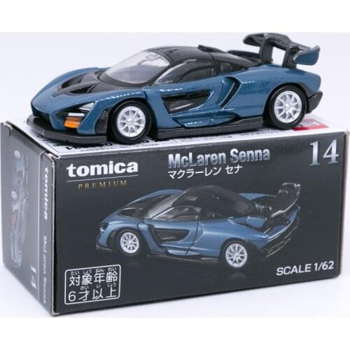 Takara Tomy Tomica Premium #14 McLaren Senna Blue New 2019 Car Toy Figure Scale 1/62