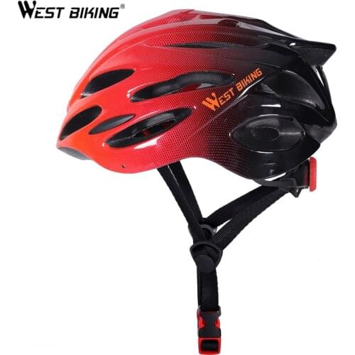 WEST BIKING Ultralight Bike Helmet Adjustable MTB Road Bicycle Helmet Cycling Motorcycle Sport Men Women Safety Cap Protection