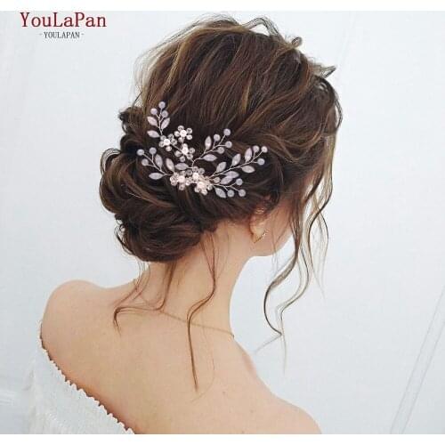 YouLaPan Bridal Comb Wedding Headpiece Bridal Tiara Wholesale Bridal Hair Accessories Bridal Hair Pins Bridal Headdress HP293-S