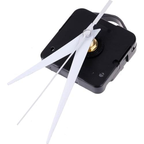 1set Silent Large Wall Clock Quartz Movement Mechanism Black And Red Hands Repair Kit Tool Set With Hook