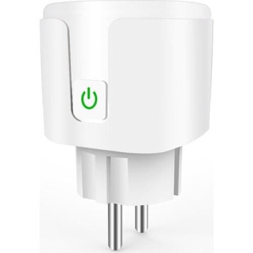 16A WiFi Smart Plug Socket With Power Energy Monitor EU Standard Multi Plug Control Works