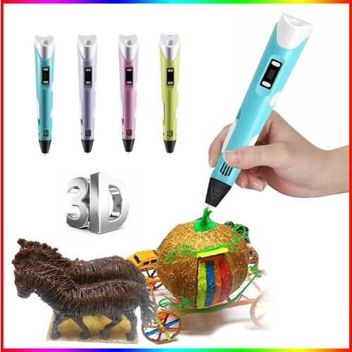 3D Doodler Drawing Printing Pen Stereoscopic Printing Pen Present Toys For Kids Temperature Control Safe Adult Four Color