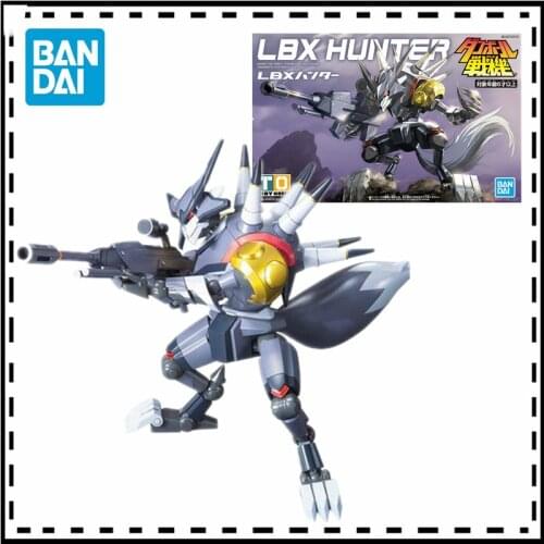 Bandai Gundam Anime Figures Wars Lbx 005 Hunter Model Kids Gemonteerd Robot Anime Action Figure Collection Speelgoed