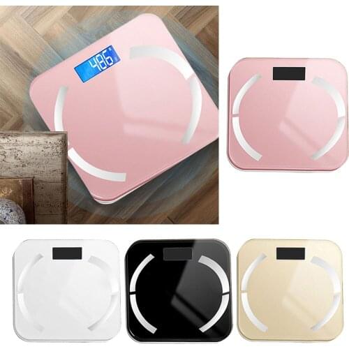 Digital Body Fat Scale Smart Bathroom Bluetooth Calories BMI Water Checker 180kg Smart Calories Bone Health Analyzer Checker