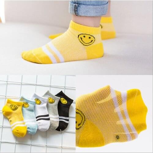 Children Socks Summer Mesh kids Socks 2020summer Thin Breathable Tube Socks Cute Cartoon boy girl BABYS Socks