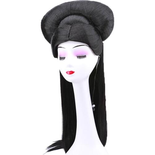 Long Queen Hair Styles Hanfu Hairstyle Royal Cosplay Headwear Princess Headwear Antique Studio Photography