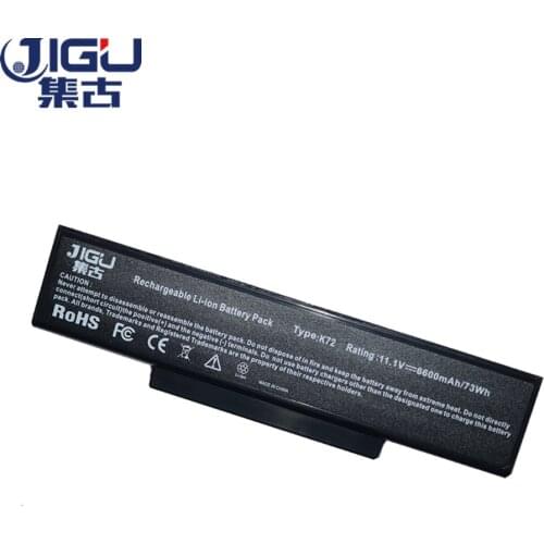 JIGU 9Cells Laptop Battery For Asus K72JT K72JU K72JV K72L K72N K72P K72Q K72R K72Y K73E K73J K73JK K73S K73SV N71J N71JA