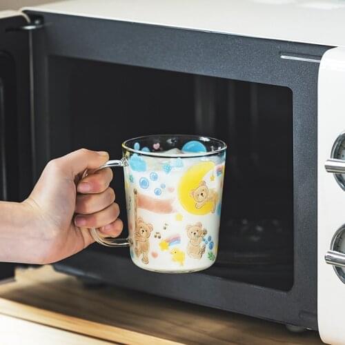 Cartoon Animal Coffee Mugs With Scale Microwaved Safe Handgrip Tea Water Milk Cup Office Home Drinkware