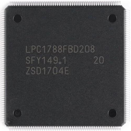 LPC1788FBD208 MCU 32-Bit ARM Cortex M0 RISC 165 General Purpose I/O Pins